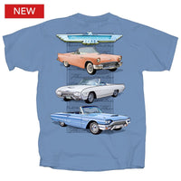 Thumbnail for Ford 3 Thunderbirds 57' 62' 64' T-Shirt
