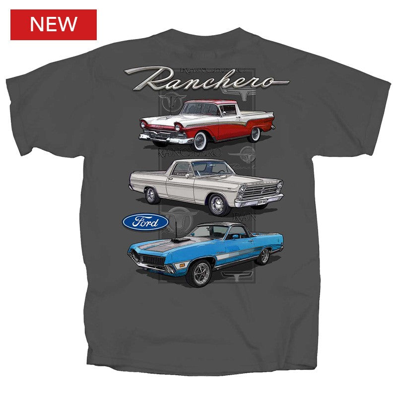 Ford 3 Ranchero 57' 67' 71' T-Shirt