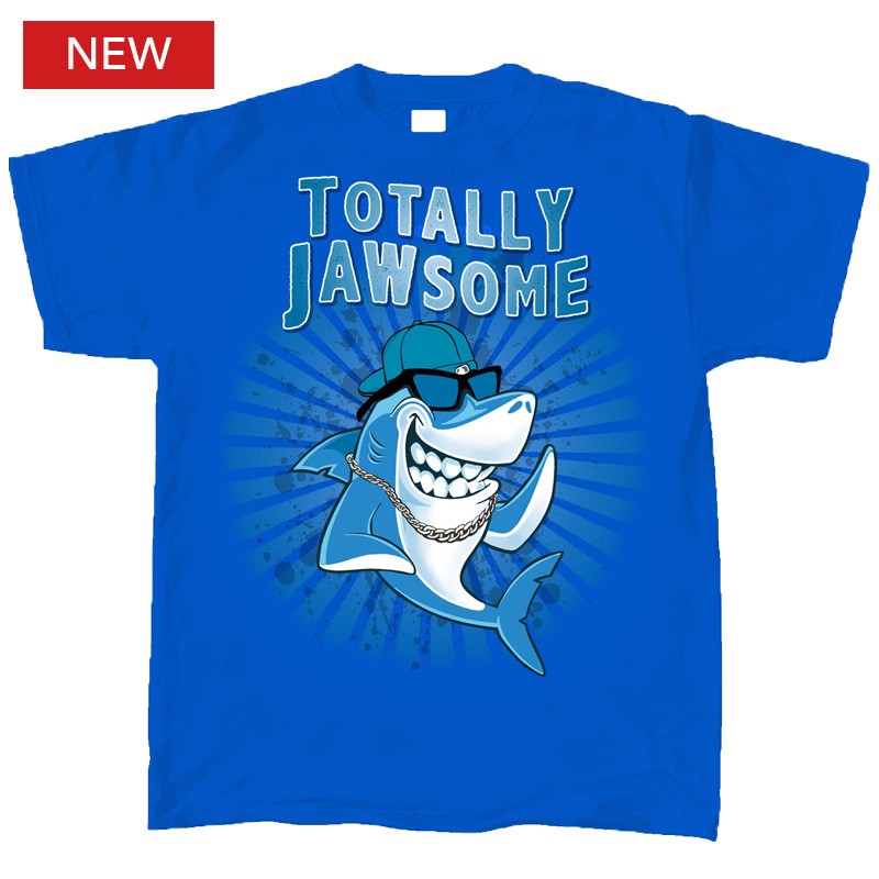 Pirate Totally Jawsome Shark Youth T-Shirt