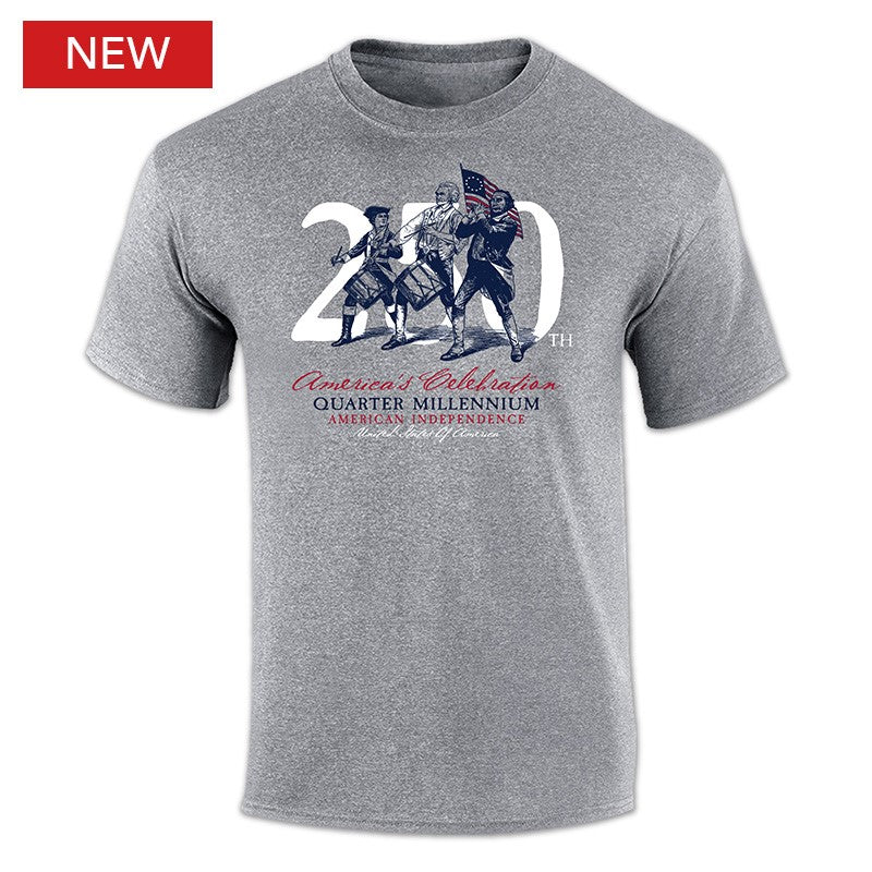 250 Year Americas Celebration Quarter Millennium T-Shirt