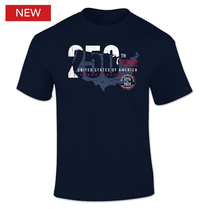 250 Year United States Quarter Millennium T-Shirt
