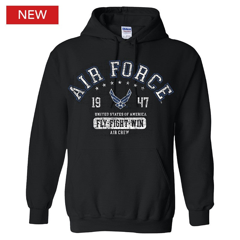 Military Air Force Athletic Logo Adult Hood