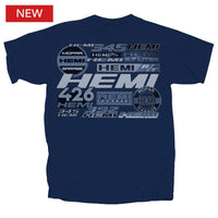 Thumbnail for Mopar Hemi All Over Logo T-Shirt