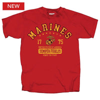 Thumbnail for Military Marines Athletic Logo T-Shirt