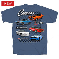 Thumbnail for Chevy 5 Camaro Z28 Cars T-Shirt