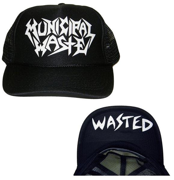 Municipal Waste Logo Wasted Trucker Hat