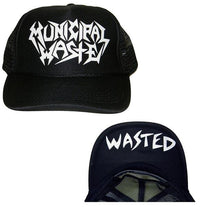 Thumbnail for Municipal Waste Logo Wasted Trucker Hat