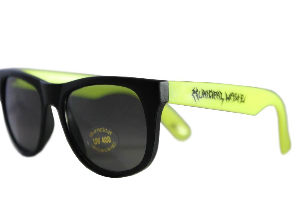 Municipal Waste Yellow Sunglasses