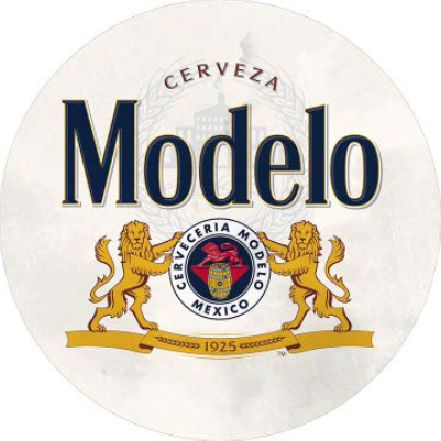 MODELO CLASSIC DOMED METAL SIGN - 15" ROUND- (2 PC PREPACK - $5.50 EACH)