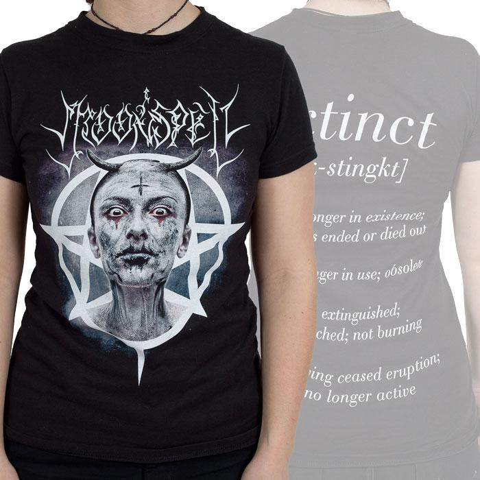 Moonspell Black Extinction Diary Ladies T-Shirt