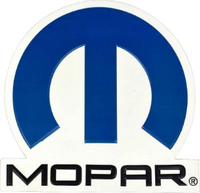 Thumbnail for 15.9” x 15.7” - MOPAR LOGO - SHAPED AND EMBOSSED METAL SIGN - (2 PC PREPACK - $9.00 EACH)
