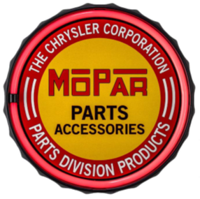 MOPAR PARTS AND ACCESSORIES - 12" ROUND LED ROPE SIGN - (2 PC PPK - $14.25 EACH)