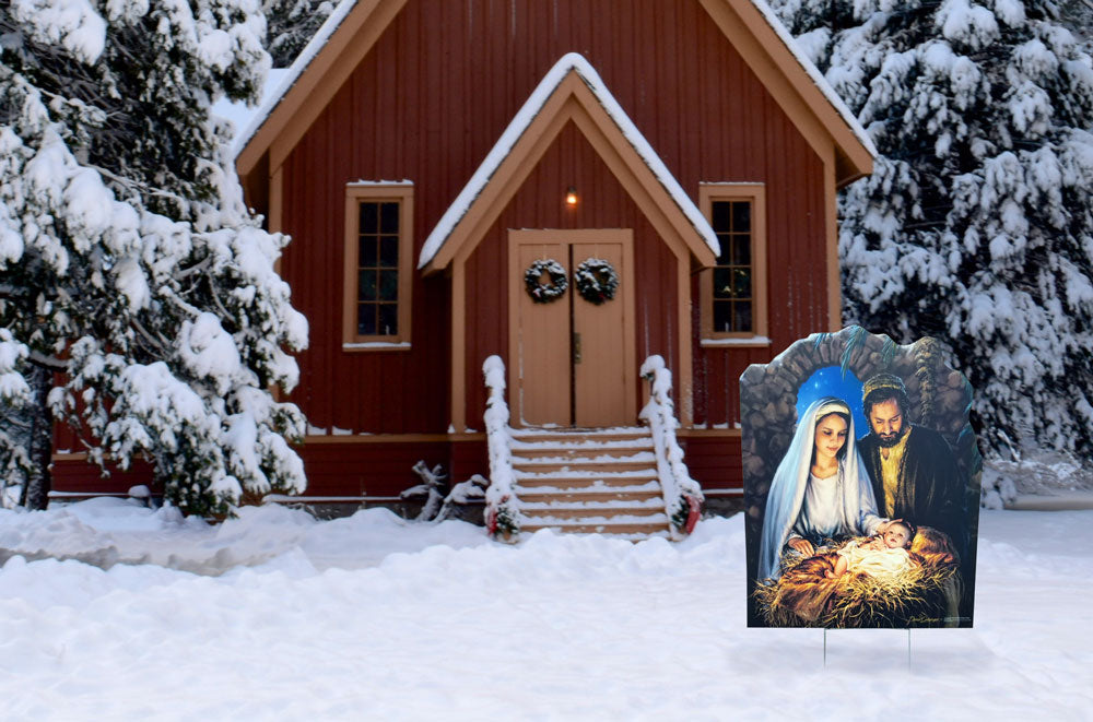 Christmas Nativity Outdoor Cutout