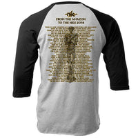 Thumbnail for Nile Scarab Gold Outline Tour Dates Raglan Jersey