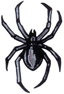 Black Widow 2.5"x3.5" Patch - 3 pc prepack