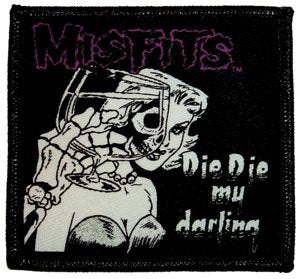 Misfits Die My Darling 3.2"x3.2" Patch - 3 pc prepack