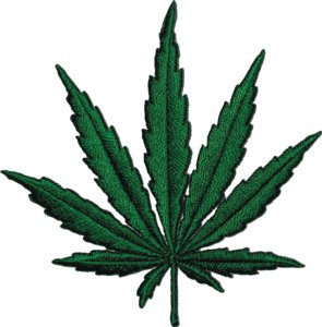 Pot Leaf 3"x3" Patch - 3 pc prepack