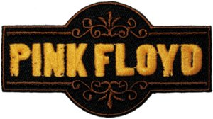 Pink Floyd Fancy Logo 3.5"x2" Patch - 3 pc prepack