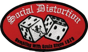 Social Distortion Dice 5"x3" Patch - 3 pc prepack