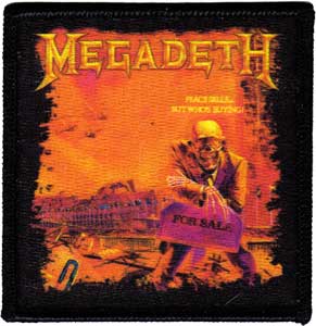 Megadeth Peace Sells 3"x3.25" Patch - 3 pc prepack