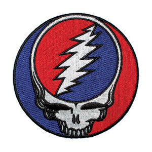 Grateful Dead Steal Your Face 2" Round Patch - 3 pc prepack