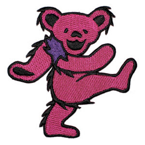 Grateful Dead Pink Bear 3.5" Patch - 3 pc prepack