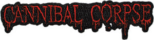 Cannibal Corpse Logo 4"x1" Patch - 3 pc prepack
