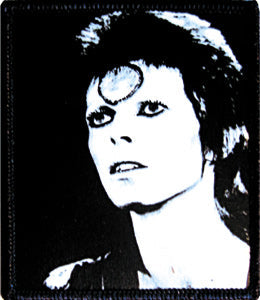 David Bowie Black  White 2.75"x3.25" Patch - 3 pc prepack
