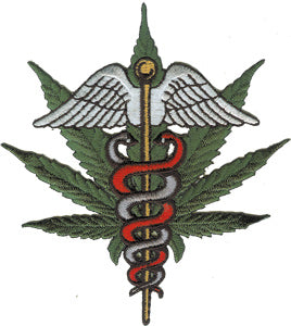 Medical Marijuana 3.2"x3.8" Patch - 3 pc prepack