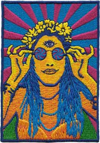Thumbnail for Psychedelic Hippie Chick 2.75