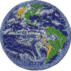 Earth 3" Patch - 3 pc prepack