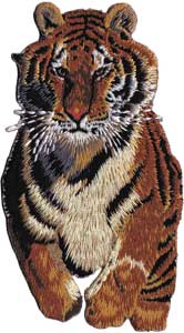 Tiger 2.25"x4" Patch - 3 pc prepack