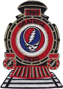 Grateful Dead 1965 Steal Your Face Train 2.4"x3.4" Patch - 3 pc prepack