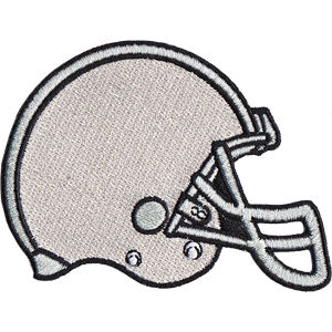 Football Helmet 3"x2.6" Patch - 3 pc prepack