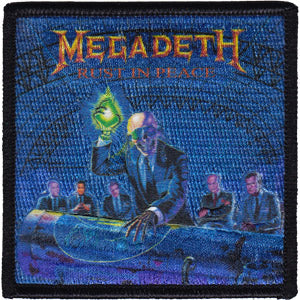 Megadeth Rust In Peace 3"x3" Patch - 3 pc prepack