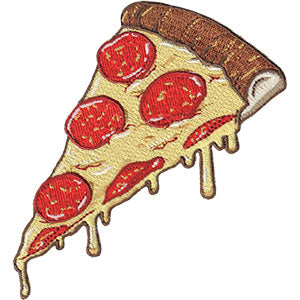 Drippy Pizza 3.75"x4" Patch - 3 pc prepack