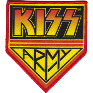 KISS Army 4"x4.5" Patch - 3 pc prepack