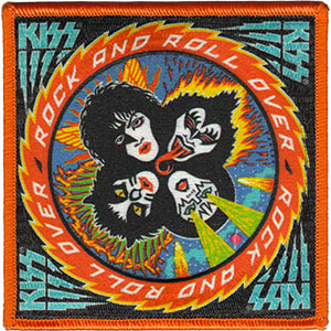 KISS Rock N Roll Over 4"x4" Patch - 3 pc prepack