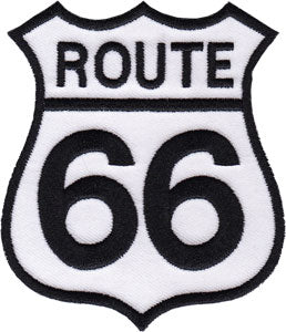 Route 66 3"x3.5" Patch - 3 pc prepack