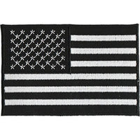 Thumbnail for Black  White American Flag 4