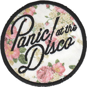 Panic At The Disco Floral Logo 3" Round - 3 pc prepack