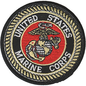 Marines Seal 3" Round Patch - 3 pc prepack