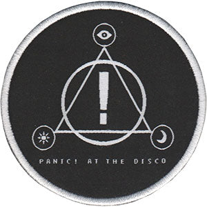 Panic! At The Disco Triangle Logo 3" Round Patch - 3 pc prepack