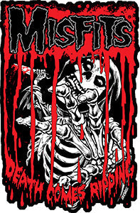 Misfits Ripping 2.8"x4.25" Patch - 3 pc prepack
