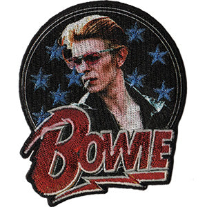 David Bowie Stars 3.3"x4" Glitter Patch - 3 pc prepack