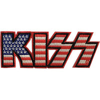 Thumbnail for KISS Logo American Flag 3.6