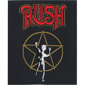 Rush Starman Album 2.8"x3.4" Patch - 3 pc prepack