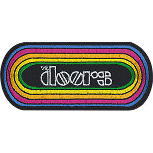 The Doors KMET Logo 4"x1.8" Patch - 3 pc prepack