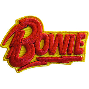 David Bowie Bolt 4"x2.6" 3D Patch - 3 pc prepack