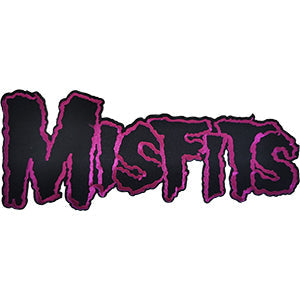 Misfits Purple Logo 10.4"x4.1" Oversized Patch